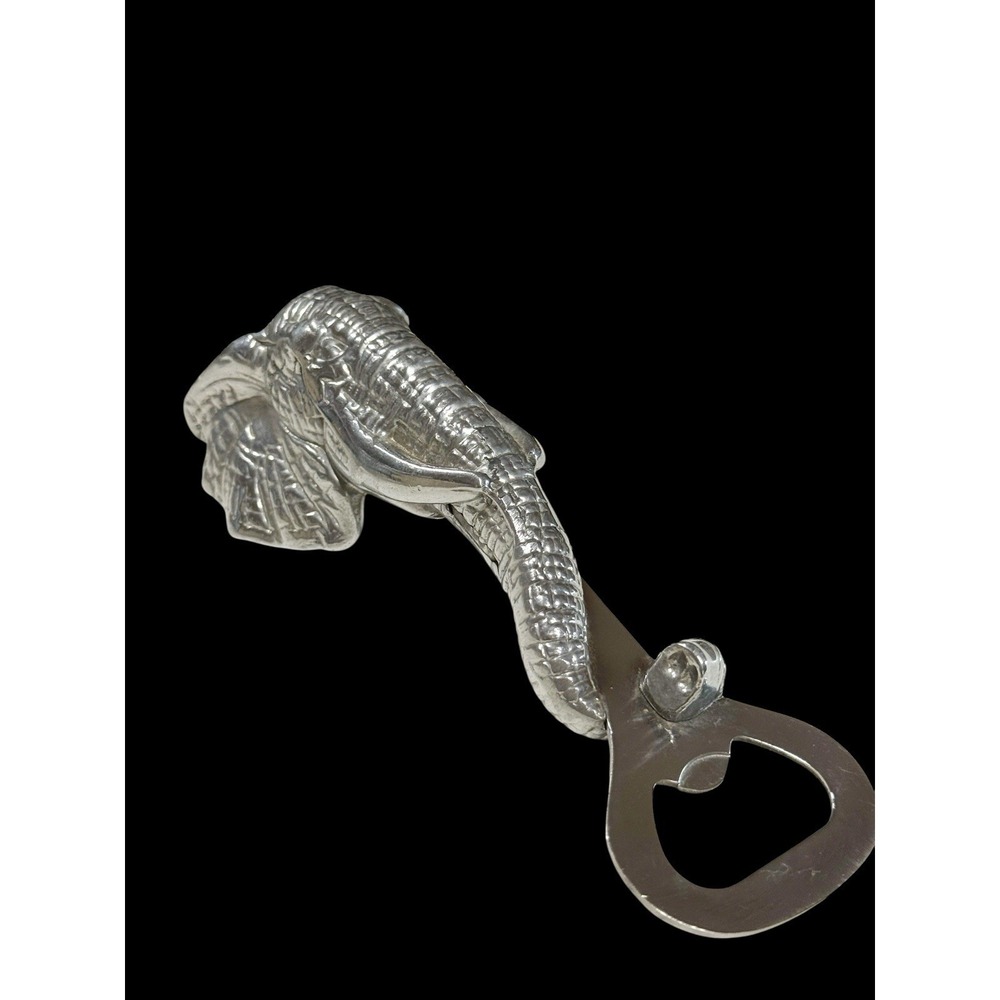 Arthur Court Elephant Bottle Opener Signed